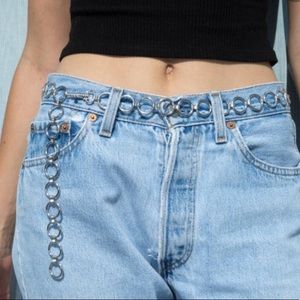 brandy melville ring chain belt